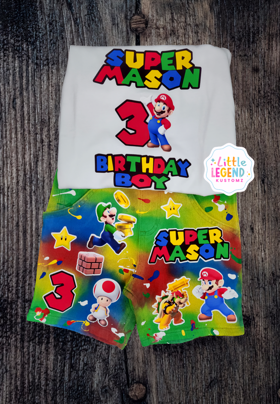 Boys&#39; custom birthday outfit