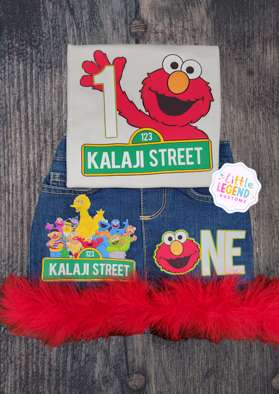 Girl&#39;s custom birthday outfit