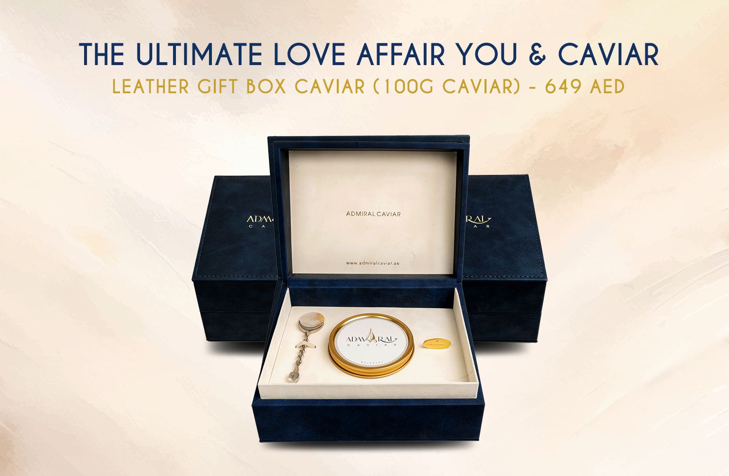 Leather Gift Box Caviar (100g Caviar)