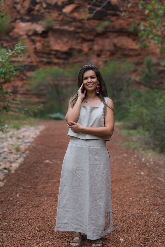 Hemp Long Skirt