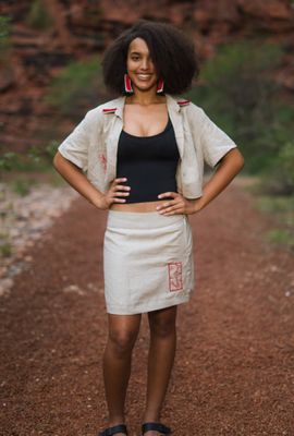 Hemp Mini Skirt