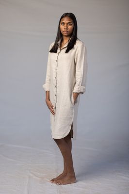 Hemp Shirt Dress