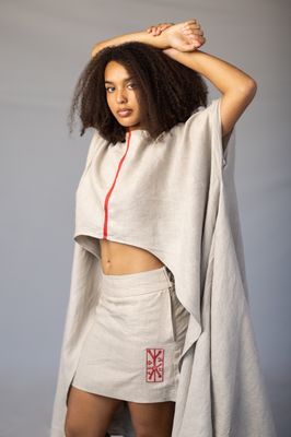 Hemp Mini Skirt