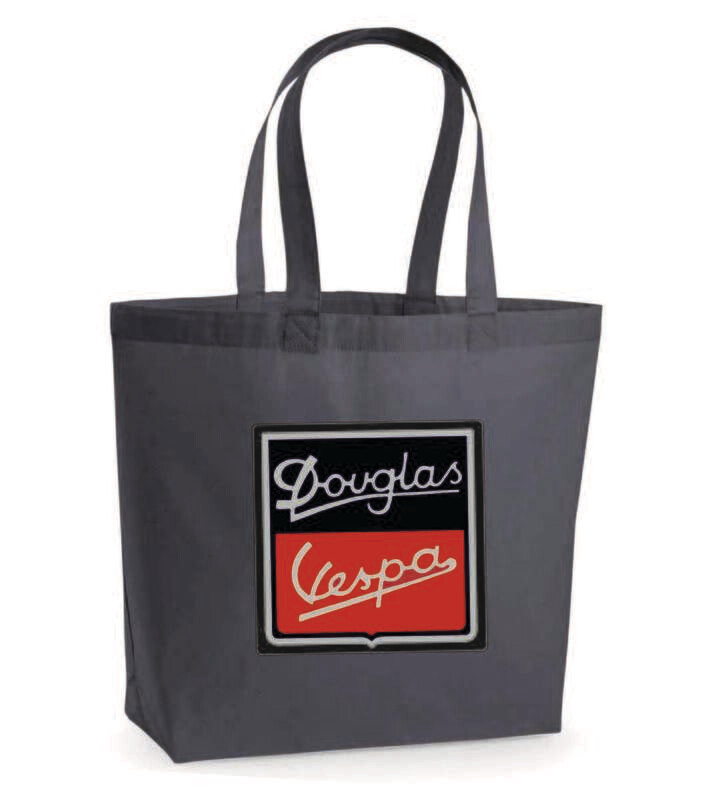 VVC / Douglas Premium Cotton Maxi Tote Bag with large printed image - 5 colour choices