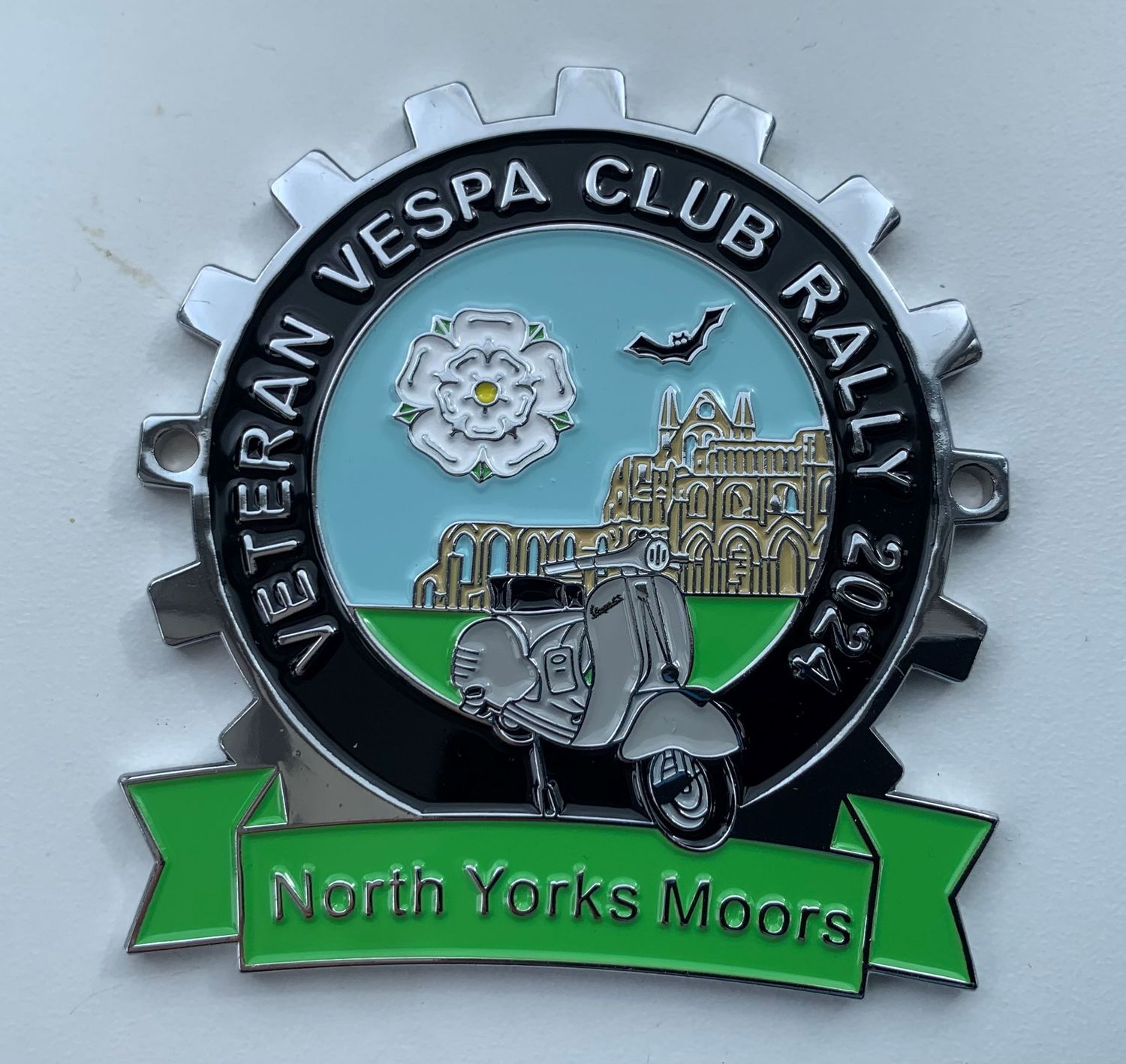 North Yorkshire Moors Rally Cog Badge