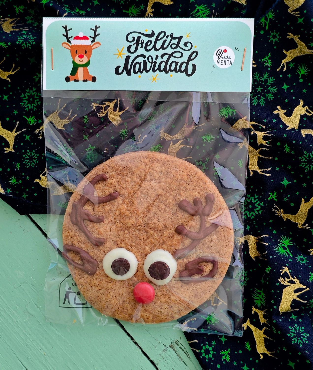 Galleta felicitación Navidad Galleta felicitación Navidad