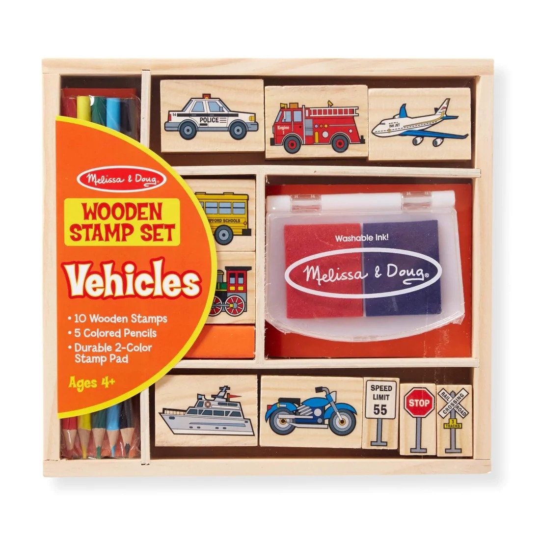 Vehicle Stamps Set