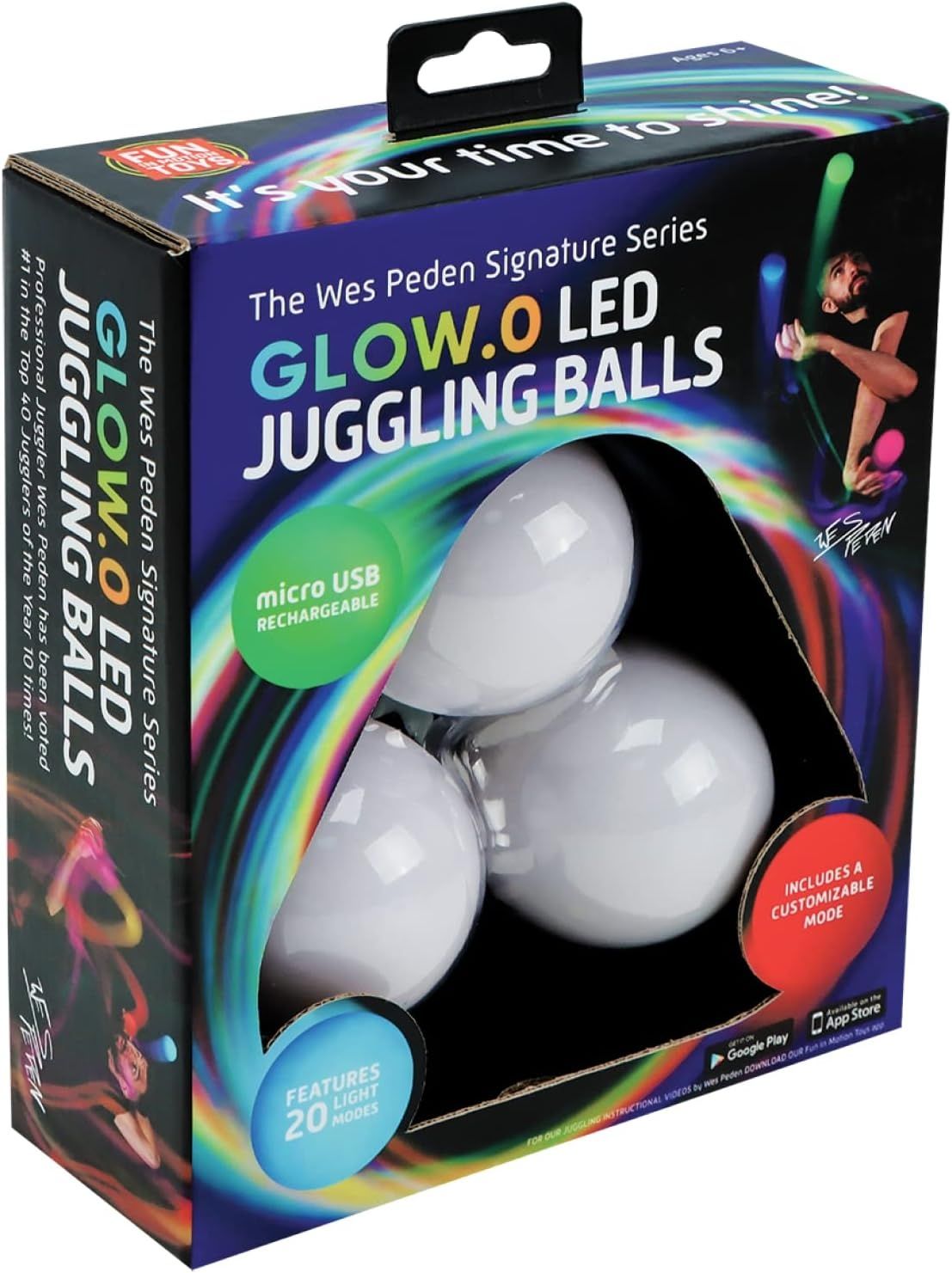 Glow.0 LED Juggling Balls