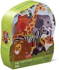 Jungle Friends Shaped Floor Puzzle