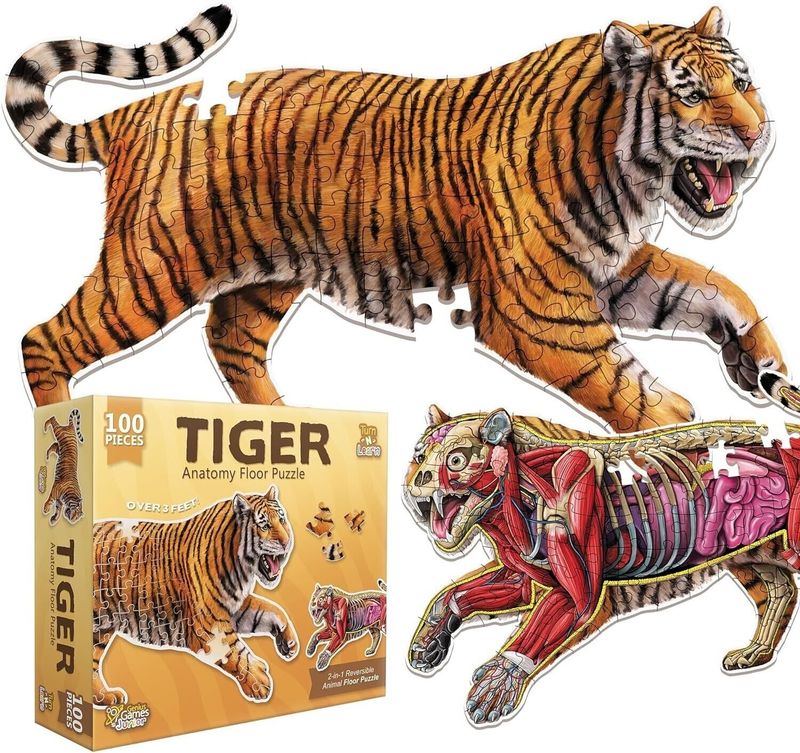 Tiger Anatomy Floor Puzzle