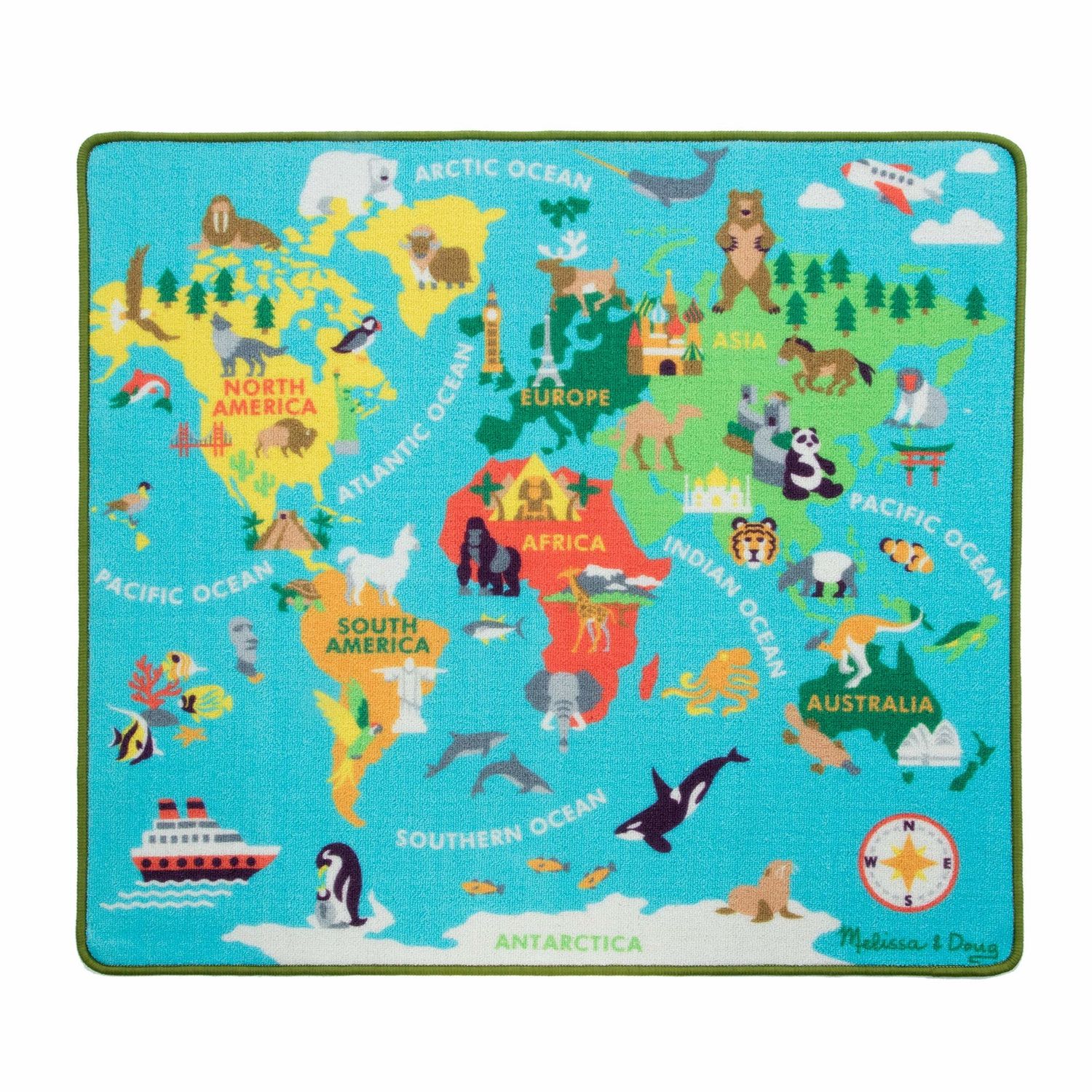 Round the World Travel Rug