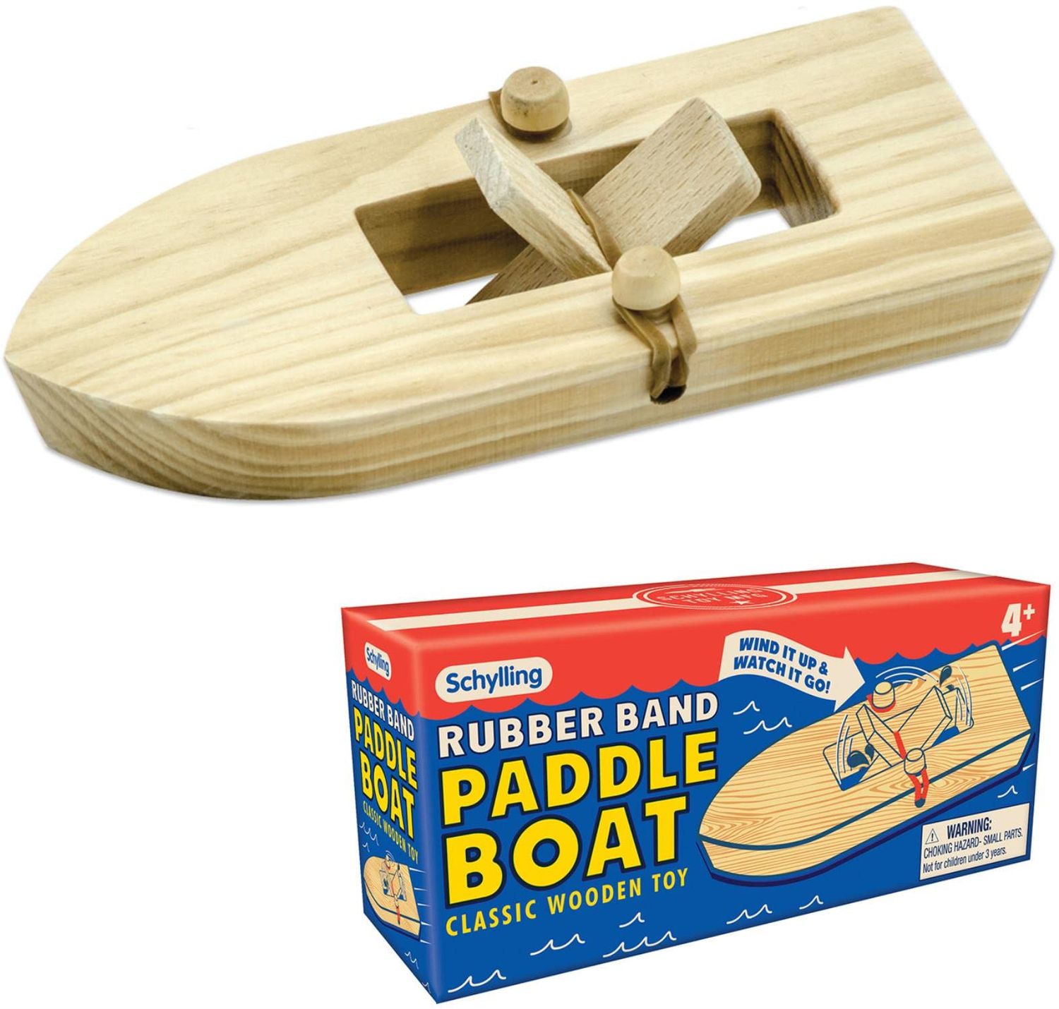 Rubber Band Paddle Boat