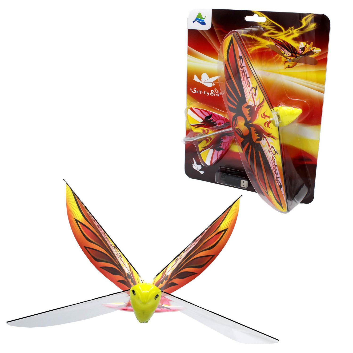 Self Flying Bird - Orange