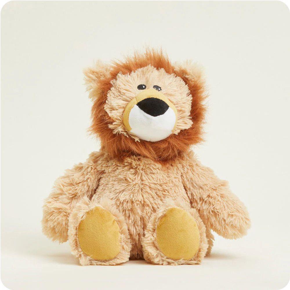 A cute chubby weighted lion plush with lavender scents.