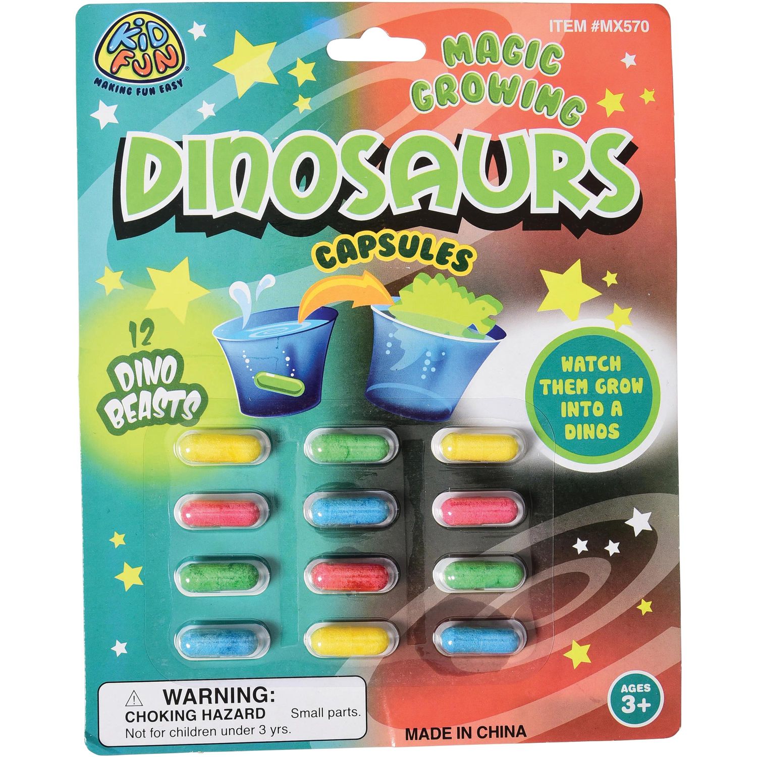 Magic Growing Dinosaur Capsules
