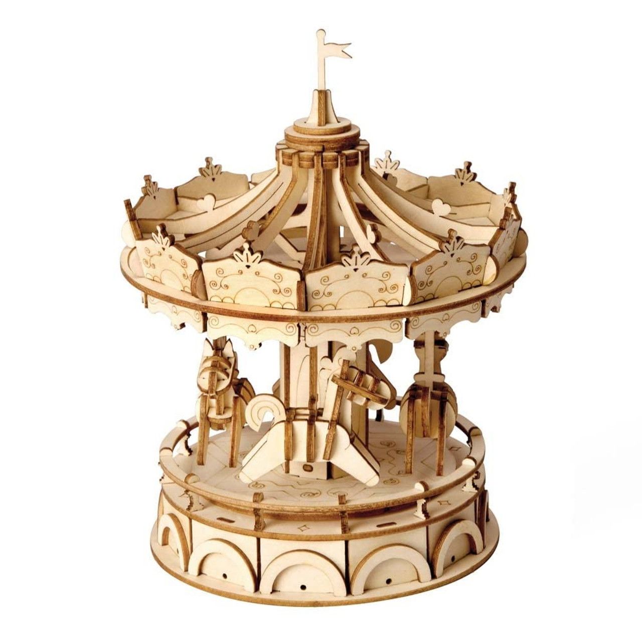 Rolife Wooden Puzzle - Merry Go Round