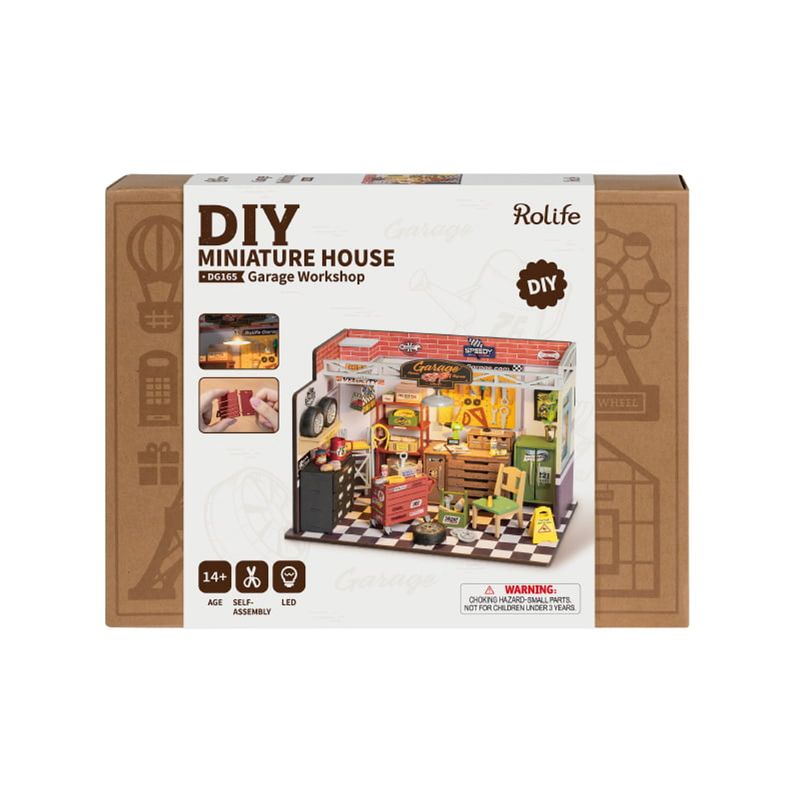 Rolife DIY Miniature House - Garage Workshop