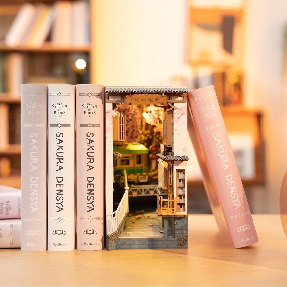 Rolife Book Nook - Sakura Densya
