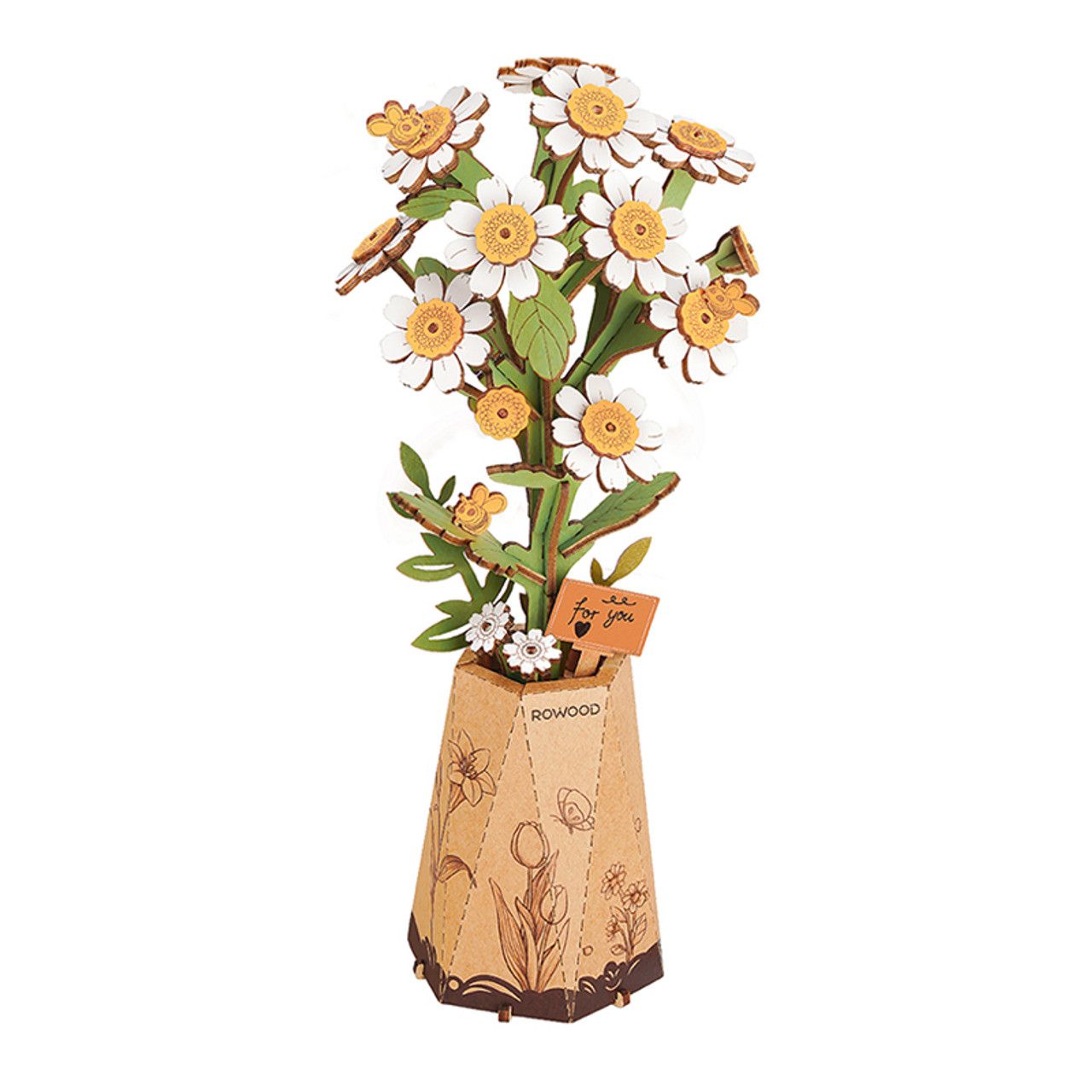 Rowood Wooden Flower - Chamomile