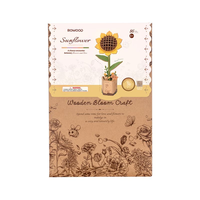 Rowood Wooden Flower - Sunflower