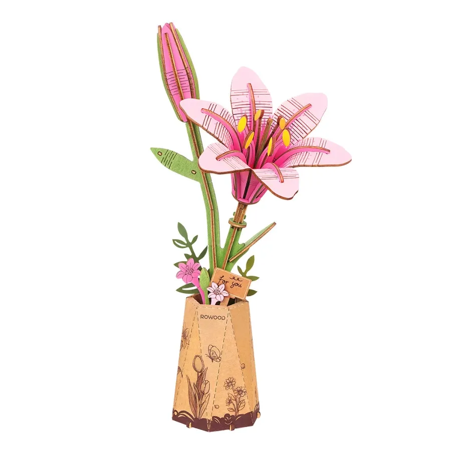 Rowood Wooden Flower - Lily