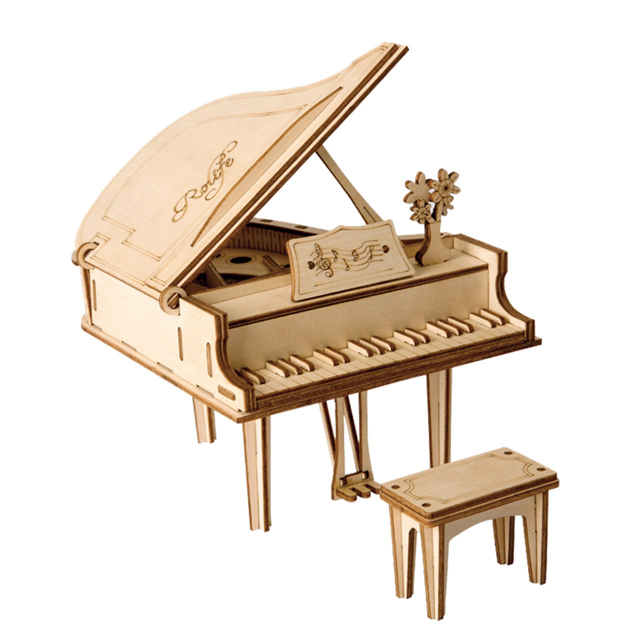 Rolife Wooden Puzzle - Grand Piano
