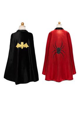Reversible Spider + Bat Cape