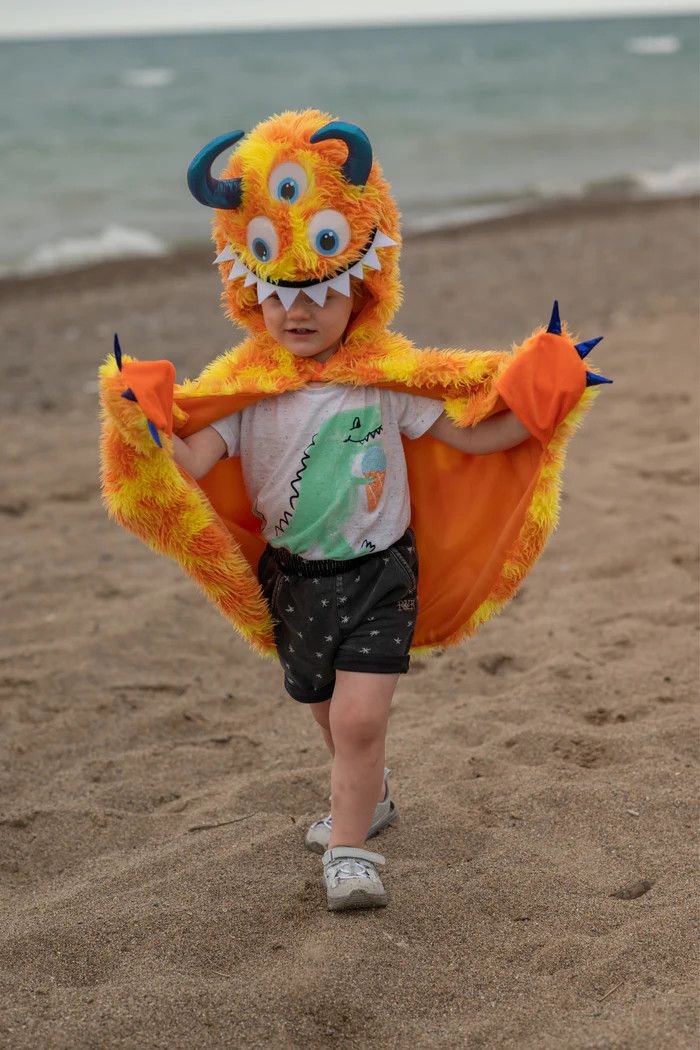 Giggle the Orange Monster Cape