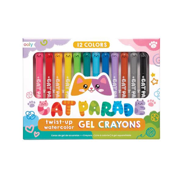Cat Parade - Watercolor Gel Crayons