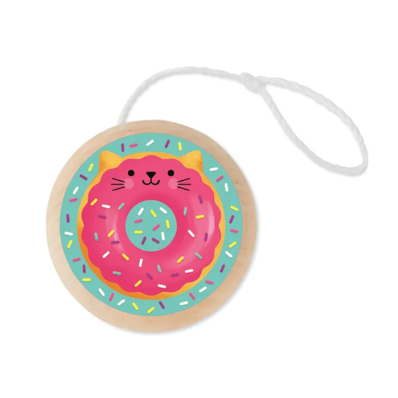 Wooden Yoyo - Cat Donut