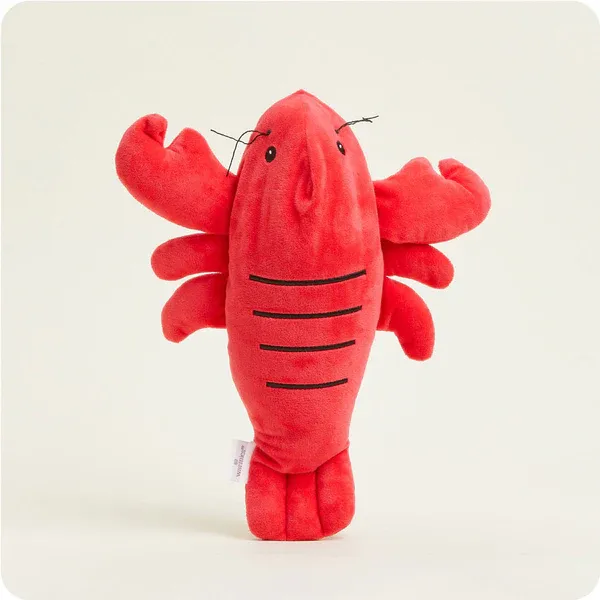 A lobster weighted lavender scented warmie