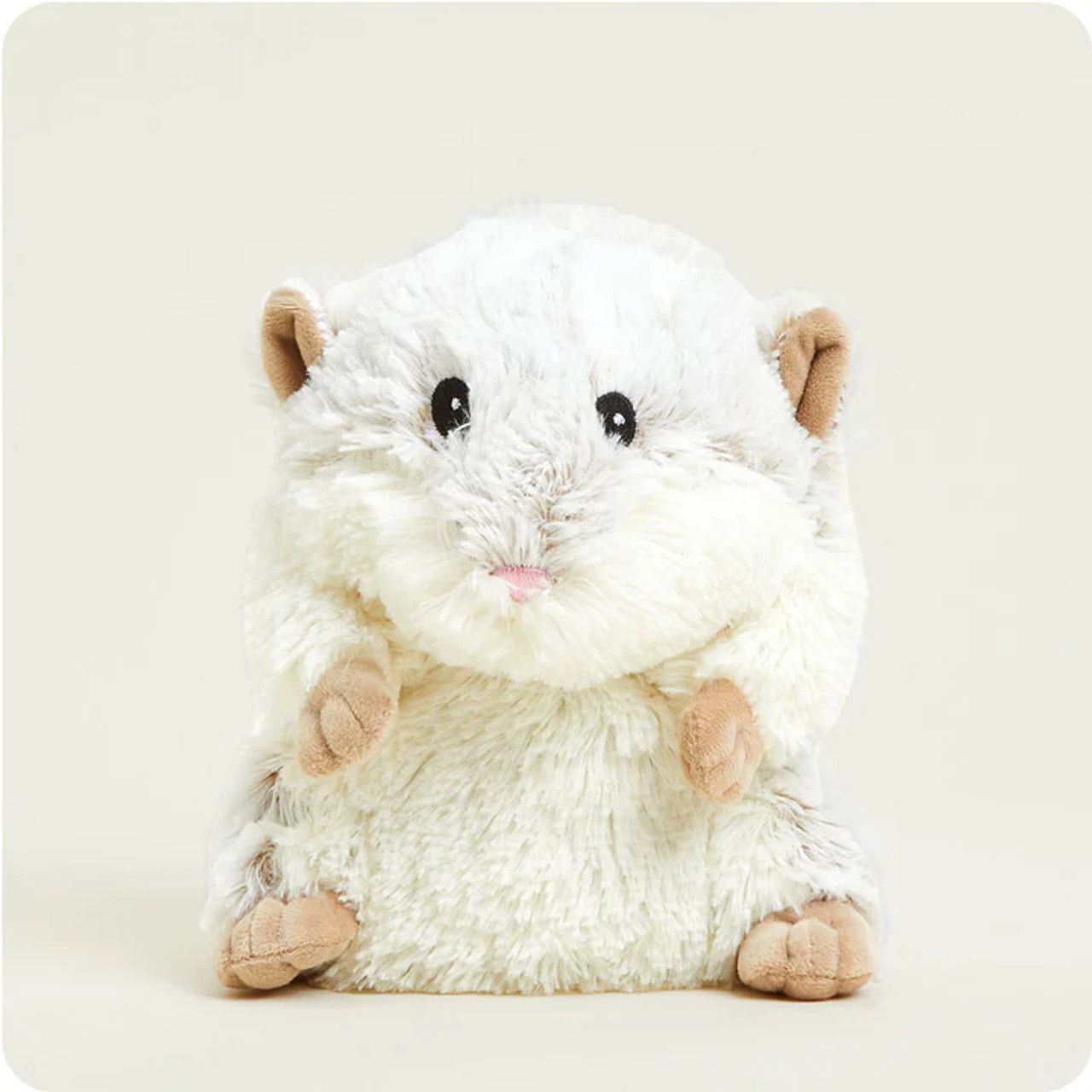 A stout and cute cuddly hamster weighted warmie.