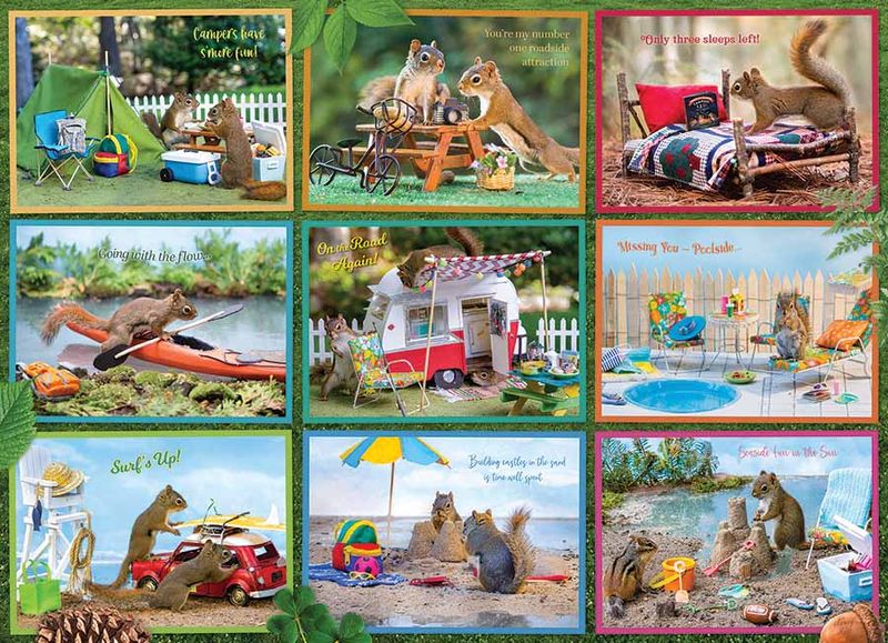 Cobble Hill Puzzle - Squirrels on Vacation