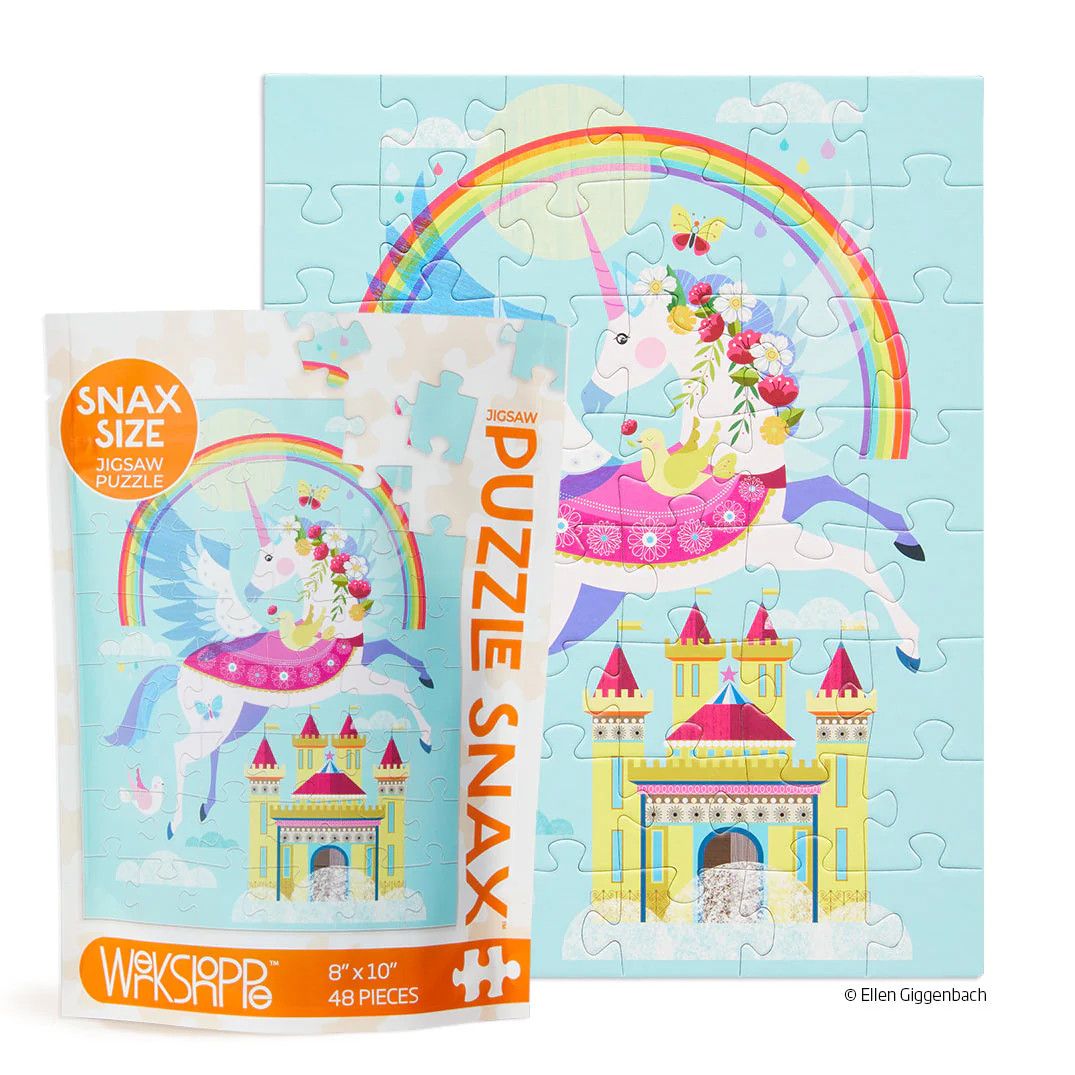 Puzzle Snax - Rainbow Unicorn 48 Piece