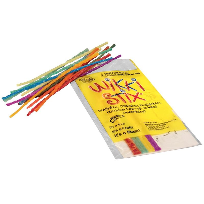 A set of brightly colored wax sticks great for fidgeting and creating.