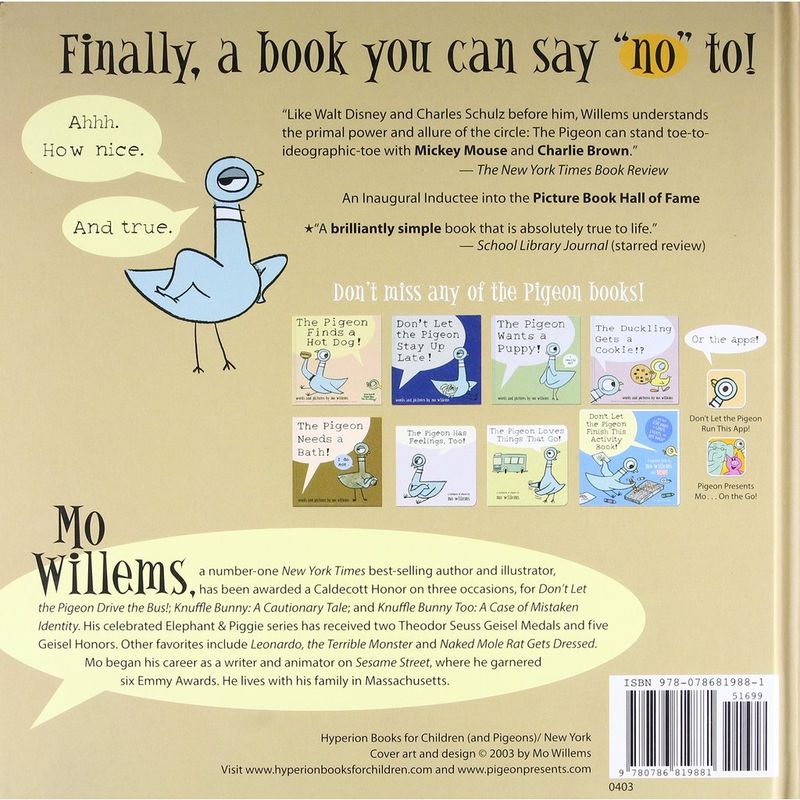 Don't Let Pigeon Drive the Bus Hard Cover