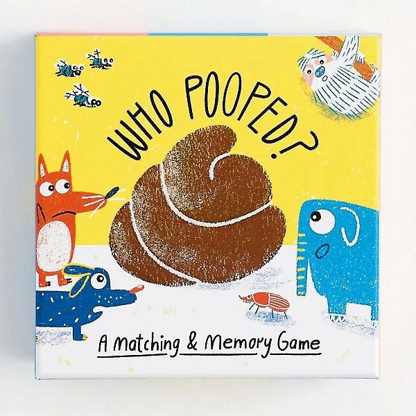 Who Pooped? Matching Memory Game