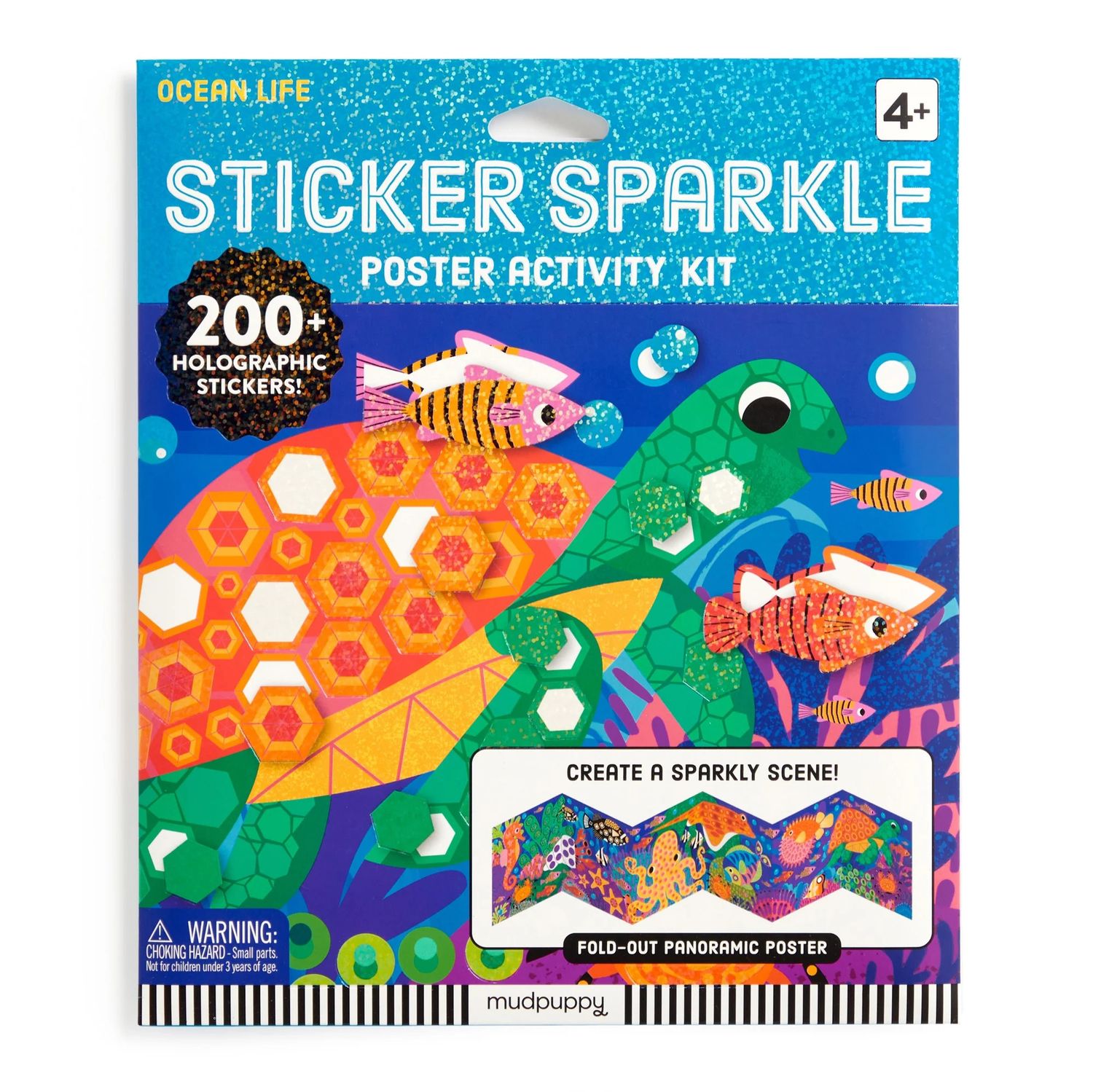 Sticker Sparkle Poster: Ocean Life