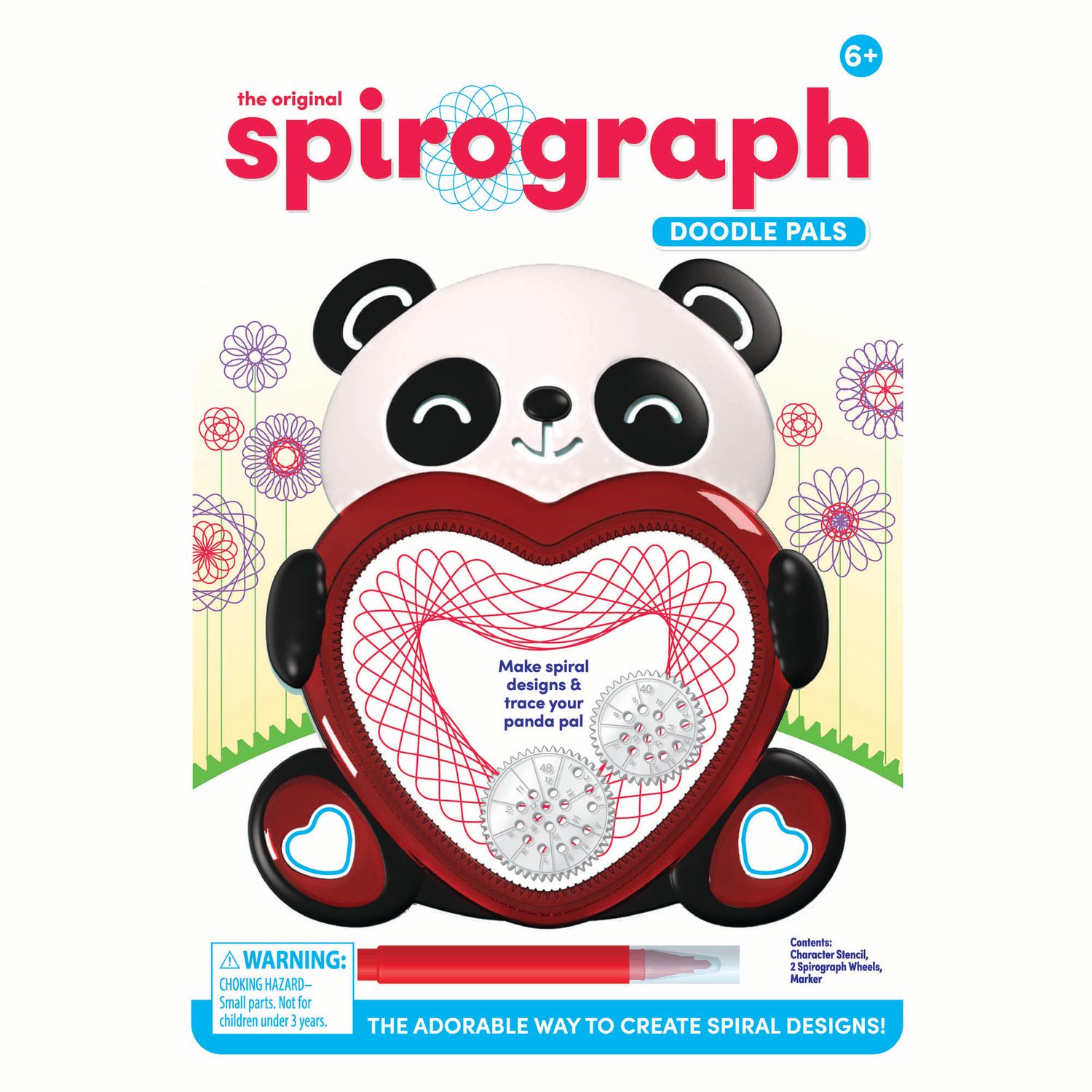 Spirograph Doodle Pals - Panda