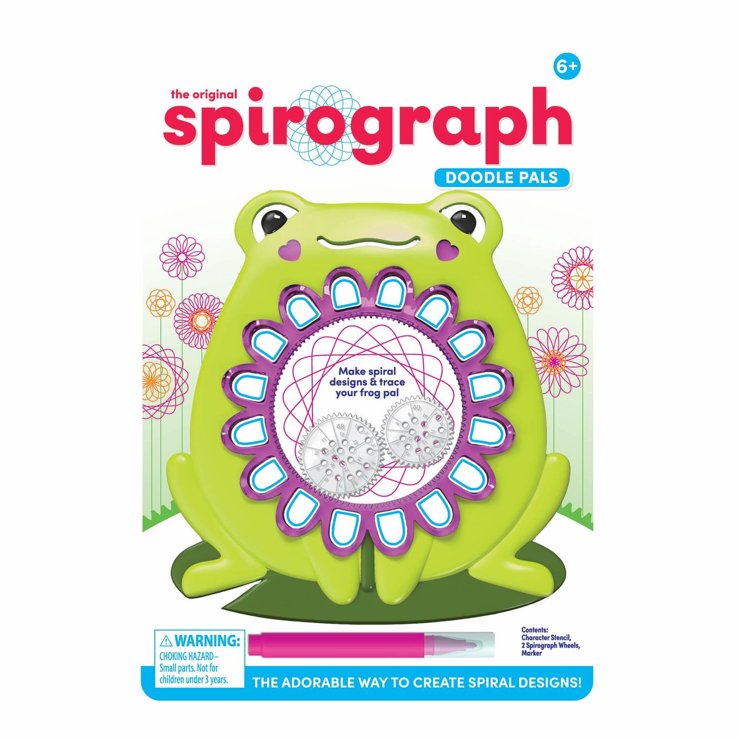 Spirograph Doodle Pals - Frog