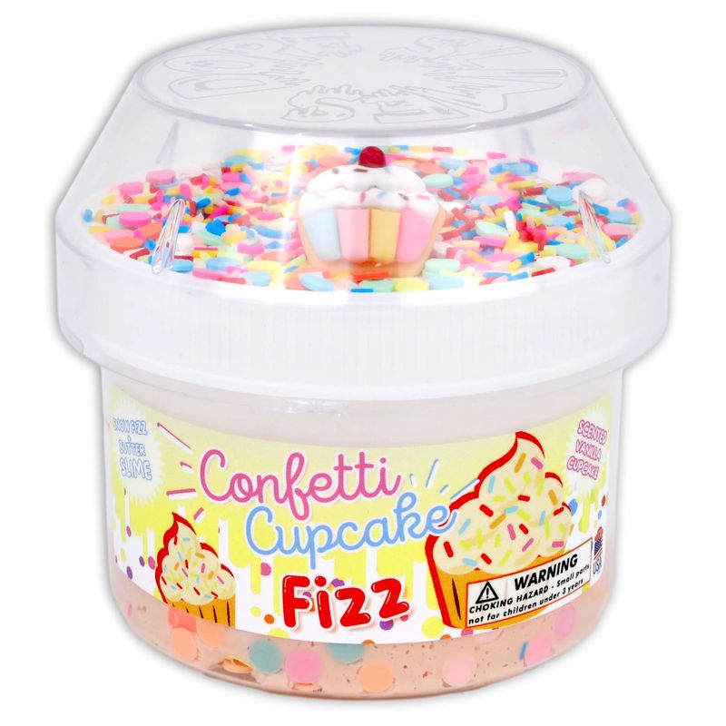 Hybrid Slime - Confetti Cupcake Fizz