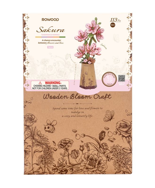 Rowood Wooden Flower - Sakura
