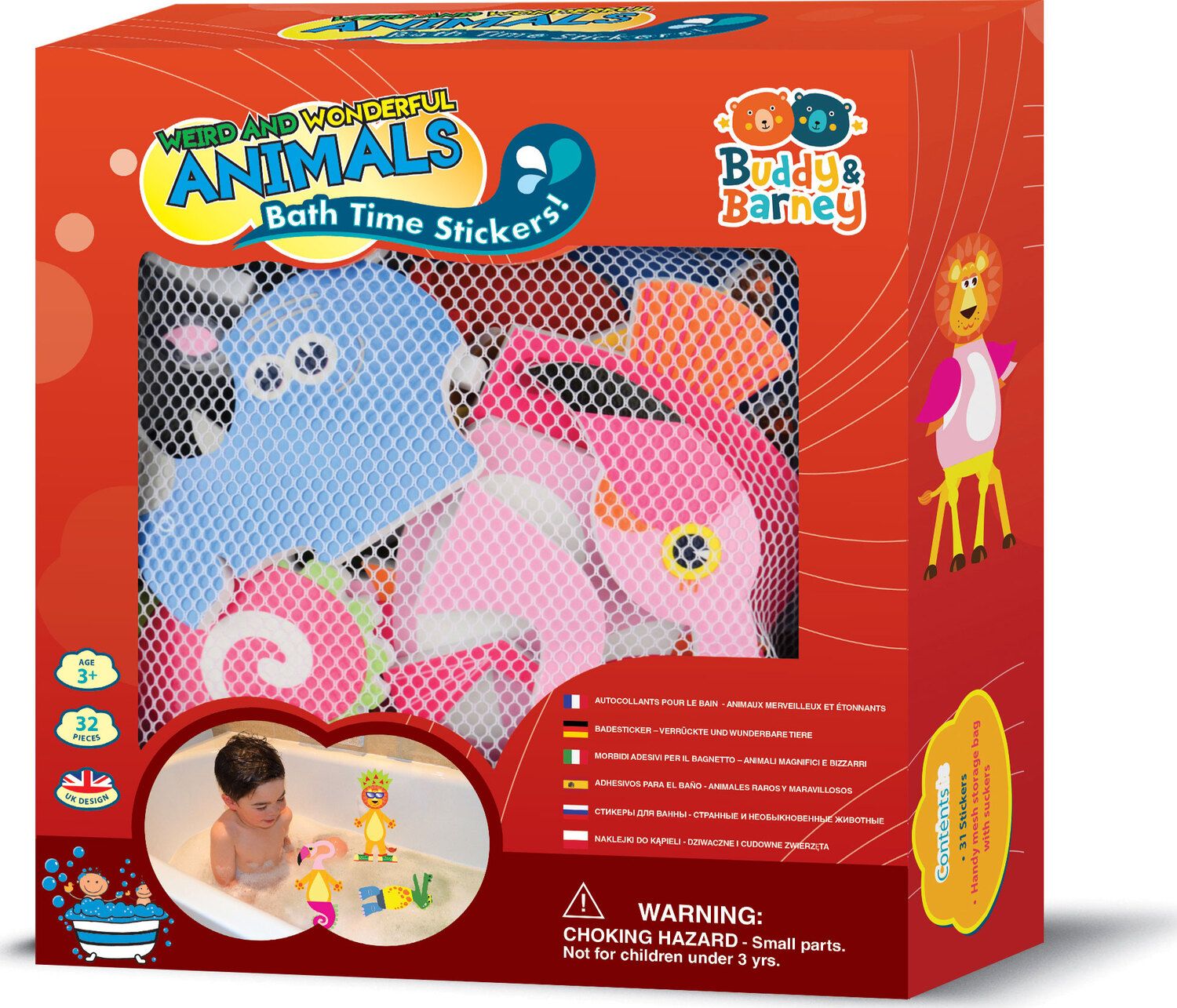 Bath Time Stickers - Animals