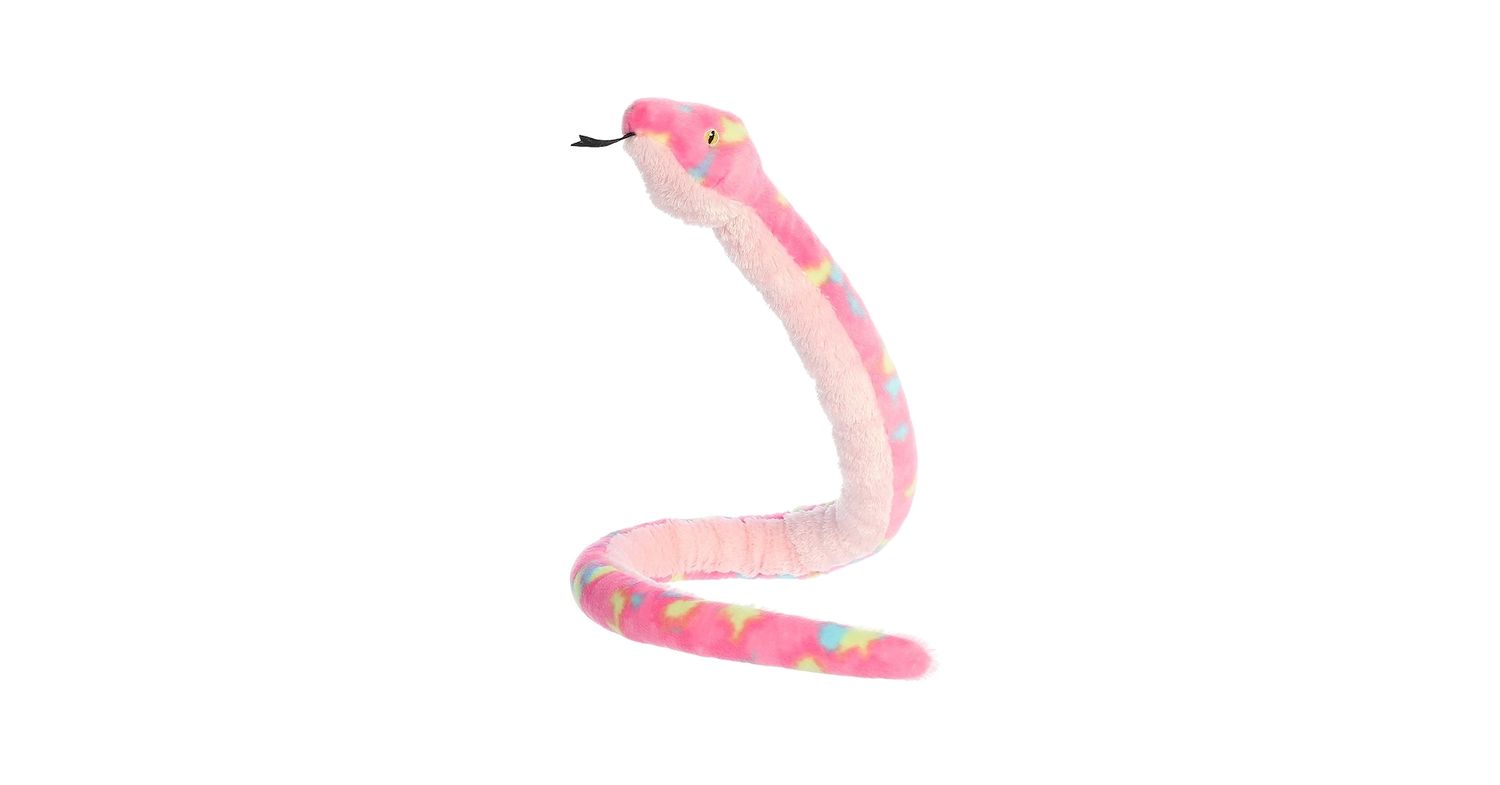 Colorful Bubblegum Snake Plush