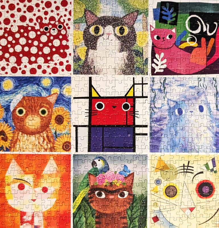 Artsy Cats Puzzle