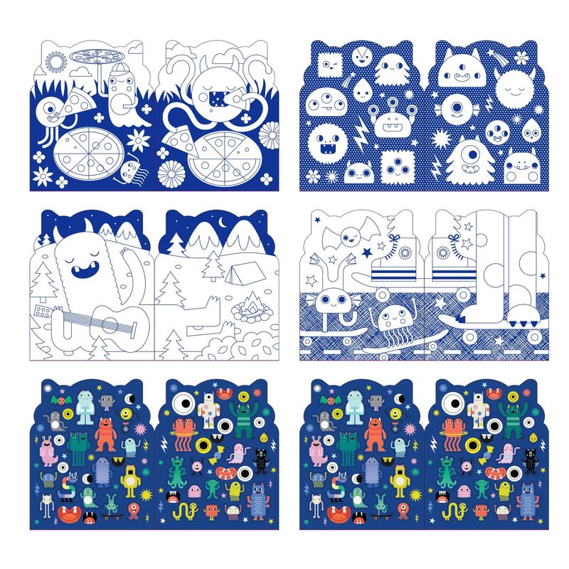 Monsters Coloring Book