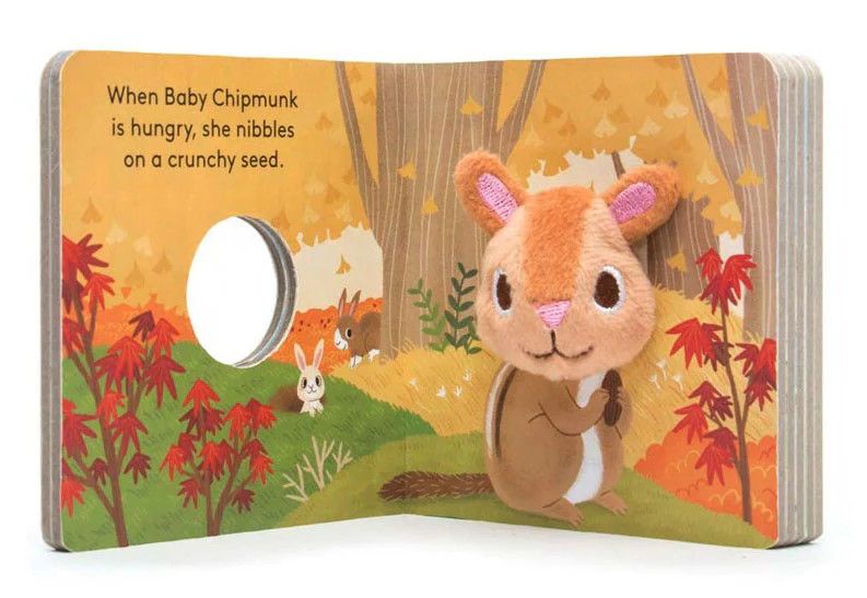Baby Chipmunk: Finger Puppet Book