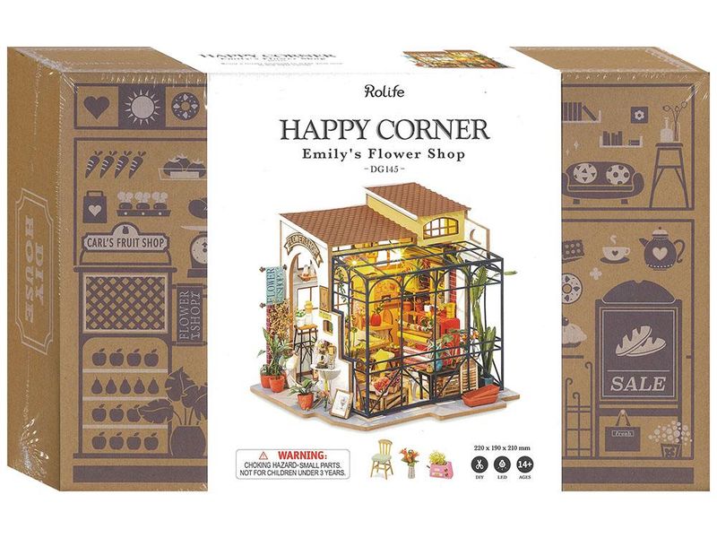 Rolife DIY Miniature House - Emily's Flower Shop