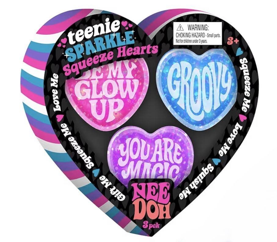 Nee Doh Sparkle Hearts Teenie