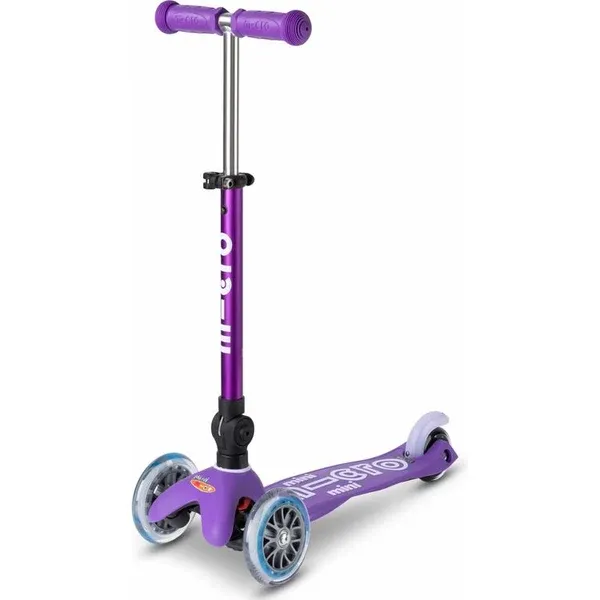 Micro Mini Foldable LED Scooter - Purple